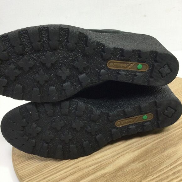 Timberland Womens Amston Wedge Ankle Boot Earthkeepers Leather Black Size US 8 - Picture 10 of 14